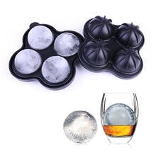 Bandeja de cubitos de hielo de silicona para cóctel, molde redondo grande para Hacer bolas de whisky, accesorios de Cocina, 1 unidad 2024 - compra barato