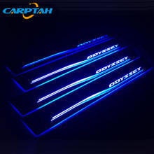 Pedales embellecedores de CARPTAH para coche, piezas exteriores, placa de desgaste, LED, Streamer dinámico para Honda Odyssey 2006 - 2011 2024 - compra barato