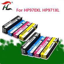 Cartucho de tinta remanufaturado, 2 conjuntos para hp 970, 971, 970xl, 971xl, para hp officejet pro, x451dn, x451dw, x551dw, x476dn, x476dw, x576dw 2024 - compre barato