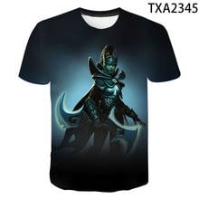 Camiseta estampa 3d moba jogo, camiseta de manga curta para homens e mulheres crianças dota 2 verão 2020 2024 - compre barato