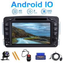 Zltoopai-Radio con GPS para coche, reproductor Multimedia con Android 10, 7 pulgadas, DVD, CD, estéreo, para Mercedes Benz C W203 CLK 209 W168 W463 2024 - compra barato