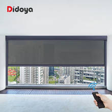 Automatic Motorized Roller Blinds Windproof Shutter Anti-UV Wind Resistance For Office Bedroom Living Room Customized 2024 - buy cheap