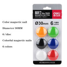 6PCS/Set Notice Board Planning Magnets Fridge Whiteboard Magnetic Button 30Mm 2024 - buy cheap