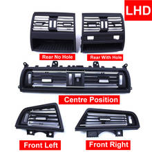 Panel de salida de grill LHD para ventilación de aire acondicionado trasero izquierda/centro/Derecha/derecha con placa cromada para BMW 5 Series F10 F18 2024 - compra barato