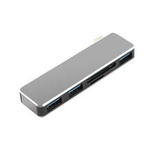 Adaptador USB C A Multi USB 3,0 TF SD Carder Reader para MacBook Pro Air USB Dock tipo C HUB 2024 - compra barato