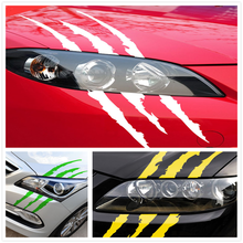 Автомобильная наклейка светоотражающая монстра полоска от царапин для Kia Provo K9 Cross Carens CUB Trackster Ray K2 Naimo Pro Venga 2024 - купить недорого