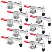 10 Pcs Hand Tool Toggle Clamp 201-B Antislip Red Horizontal Clamp Switch Clamp Quick Release Tool 2024 - buy cheap