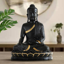 Resin Statuette bouddha large Buddha decor home decor Buddha statue home decoration accessories for living room Buddha figurine 2024 - buy cheap