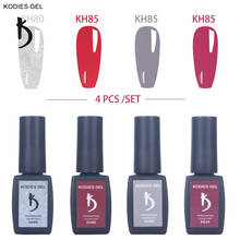 Kodie-esmalte semipermanente para unhas, 8ml, cor branca e preta, verniz, semi-permanente, arte, salão de beleza 2024 - compre barato