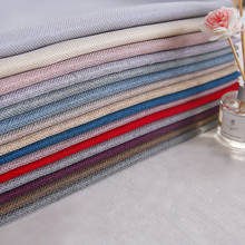 100*150cm Upholstery Sewing Linens Fabric By the Meter Plain Material  for Home Textile DIY Cushion Cover Tablecloth 2024 - buy cheap