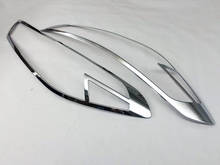 Для Hyundai Tucson 2015 2016 2017 2018 автомобильный Стайлинг ABS Хромированная передняя светильник РА крышка лампы Отделка Передняя фара Крышка 2024 - купить недорого