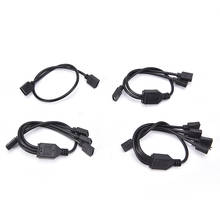 Black 1 To 1/2/3/4 Ports Female Connection Cable For LED RGB Strips Light Connector 4 Pin Splitter For 3528 5050 RGB Led Strip 2024 - buy cheap