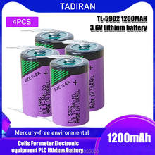 Lengüetas de soldadura para TADIRAN ER14250 TL-5902 3,6 V 1/liSOCL2 2AA, célula de Batería primaria de litio, recambio de medidores de agua y gas, 4 Uds. 2024 - compra barato