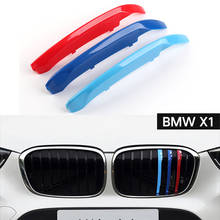 Grade dianteira para carro, para bmw x1 x2 e84 f48 f49 f39 abs tricolor, acessórios de decoração, adesivos 2024 - compre barato