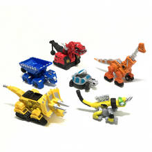 6pcs/set Dinotrux Dinosaur Truck Removable Dinosaur Toy Car Mini Models New Children's Gifts Toys Dinosaur Models Mini child Toy 2024 - buy cheap