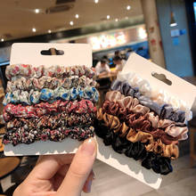 4-6Pcs Fashion Hair Ring Candy Color Hair Ties Rope Autumn Winter For Women Ponytail Hair Accessories Girls Hairbands Hair Clips 2024 - buy cheap