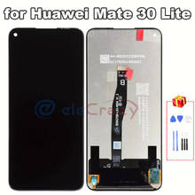 Tela lcd para huawei mate 30 lite, 6.26 polegadas, com touch screen, + montagem da moldura, substituição, 100% testada 2024 - compre barato