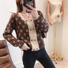 Women's Spring And Autumn Elegant Sweater And Cardigan Double Breasted Tops 2024 - buy cheap