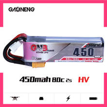 GaoNeng-batería LiHV delgada con enchufe XT30 para Dron de carreras, 450mAh, 2S, 7,6 V, 80C/160C, para iFlight, CineBee, Cine, Whoop, BetaFPV, FPV 2024 - compra barato