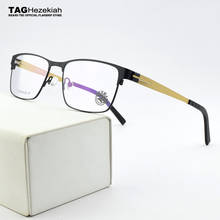 2020 fashion Brand titanium glasses frame men frame glasses Square eye glasses frames for men spectacle frames myopia eyeglasses 2024 - buy cheap
