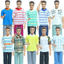 Random 1 Set High Quality Men Doll Outfit Clothes for Ken Doll Daily Casual Wear Shirt Pants Trousers Accessories Baby Girl Toys 2024 - buy cheap