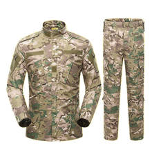 Conjunto de camisa e calça militar masculina, equipamento tático cp, 13 cores, camisa de combate, força especial, camuflagem, militar, soldado 2024 - compre barato