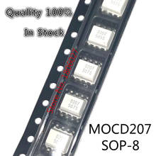 Send free 50PCS  Optocoupler D207 MOCD207 SMD SOP-8 New imported original 2024 - buy cheap