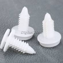 Yetaha 50 Pcs Auto Fastener Automobile Door Trim Panel Clip White Push Retainer Bumper Fender Rivets Clips for Car Plastic Rivet 2024 - buy cheap