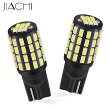 JIACHI 100PCS LED T10 W5W 194 168 2825 Auto Parts Non-Polarity 3014 54SMD Replacement Bulbs Parking Lights Car Wedge Lamp 12-24V 2024 - buy cheap