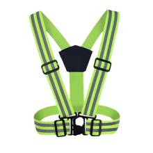 Running Reflective Vest Adjustable Night Riding Vest Breathable Traffic Night Work Security Cycling High Visibility Safety Vest 2024 - buy cheap