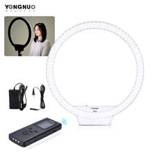 Yongnuo yn611 anel de estúdio, luz de vídeo flexível led 3200-5500k, luz fotográfica sem fio, controle remoto + adaptador ac 2024 - compre barato