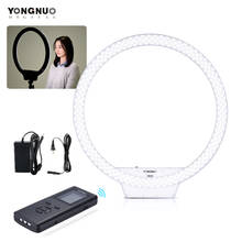 Anillo de estudio YONGNUO YN608 LED Luz de vídeo Flexible 3200-5500k luz fotográfica Control remoto inalámbrico + adaptador de CA 2024 - compra barato