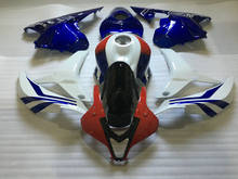 Комплект обтекателей под давлением для HONDA CBR600RR 09 10 11 12 CBR 600 RR F5 2009 2012 ABS белый синий красный Обтекатель + подарки HE18 2024 - купить недорого