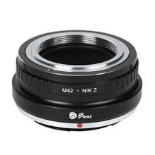 Fikaz M42-NIK z liga de alumínio lente adaptador anel para m42 montagem lente para nikon z montagem câmera para nikon z6 para nikon z7 2024 - compre barato