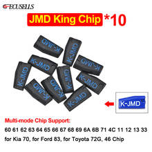 10 шт./лот оригинальный чип JMD King для Handy Baby для 46/48/4C/4D/G автомобильного ключа чип для Kia 70 для Ford 83 для Toyota 72G 2024 - купить недорого