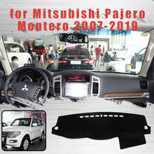 Capa para painel do carro, almofada leve, para painel automotivo, para mitsubishi pajero montero 2013-2017 2024 - compre barato