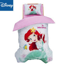 Disney Cartoon The Mermaid Princess Ariel Bedding Set Baby Crib Bed 2-3Pcs Duvet Cover For Boys Girls Bed Discount Hot Sale Pink 2024 - buy cheap