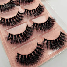 5 Pairs 3D Eyelashes Hand Made Natural Long Faux Mink Lashes High Quality False Lash book Extensions Maquiagem Makeup cilios 2024 - buy cheap