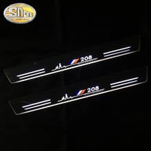 For Peugeot 207 307 407 208 308 408 2008 3008 4008 5008 4007 206 301 308S LED moving light scuff pedal door sill welcome pedal 2024 - buy cheap