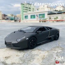 Bburago 1:24 lamborghini modelo de alta imitação fundição metal crianças brinquedo namorado presente simulação liga carro coleção 2024 - compre barato