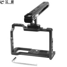 Kit de gaiola para câmera fotográfica + cabo superior, equipamento de proteção, cabo de alumínio, suporte para sapato frio, para fujifilm emplastro fuji xt2 xt3 2024 - compre barato