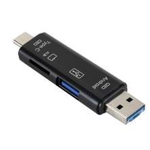 5 in 1 USB 3.0 Type C / USB / Micro USB SD TF Memory Card Reader OTG Adapter Connector High Speed Memory Card Reader 2024 - buy cheap