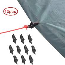 Outdoor Canopy Tent Fixed Clip Windproof Tarpaulin Added Pull Point Alligator Clip Canopy Plastic Clip Buckle Outdoor Tent Acces 2024 - buy cheap