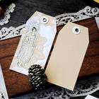 10pcs Tag With Retainer And Eye DIY For Scrapbooking Junk Journal Decoration Card Making Stickers Label - specifications