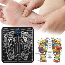 Masajeador eléctrico Tens de fisioterapia para pies, esterilla masajeadora muscular EMS para el cuidado de la Salud, relajación, terapia física, masaje para la Salud 2024 - compra barato