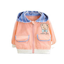 Spring Autumn New Children Cotton Hooded Jacket Fashion Baby Boys Girls Cartoon Clothes Toddler Casual Clothes Kids Costume 2024 - buy cheap
