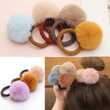 Korean Cute Imitation Water Ball Hair Ring Female Rubber Band Elastic Hair Bands  Headwear Children Hair Accessories Ornaments 2024 - buy cheap