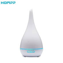 Vase Shape Air Humidifier Ultrasonic Essential Oil Diffuser Aromatherapy Mist Maker Aroma Diffuser 7 Color Changing Lights 400ml 2024 - buy cheap