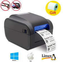 2 In 1 Label Barcode Printer Thermal Receipt Printer Bar Code QR Code Adhesive Sticker Paper Support Mobile Android iOS Phone 2024 - compre barato