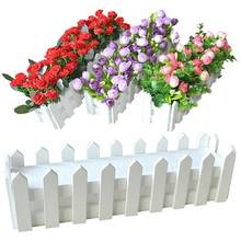 Wooden Flower Pot Fence Plant Basket Container Planter Home Garden Wedding Decor Vegetable Small Fence Christmas Decoration 2024 - buy cheap